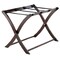Contemporary Home Living 26.50” Cappuccino Brown and Black Luggage Rack